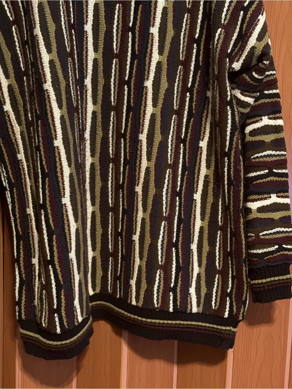 90s Protege Men's Vintage COOGI Carlo Colucci Style 3d Knit Sweater XL